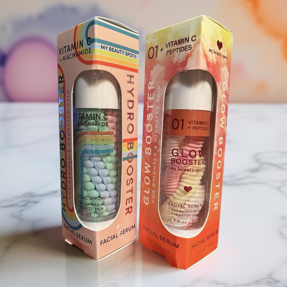 My Beauty Spot NIB Glow Booster & Hydro Booster Facial Serum Duo
